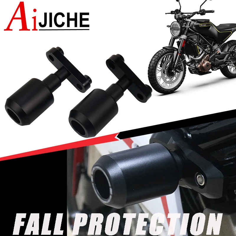 Motorcycle Falling Protection Frame Slider Fairing Guard Crash Pad Protector For Husqvarna 401 Svartpilen 401 Vitpilen 2018-2022