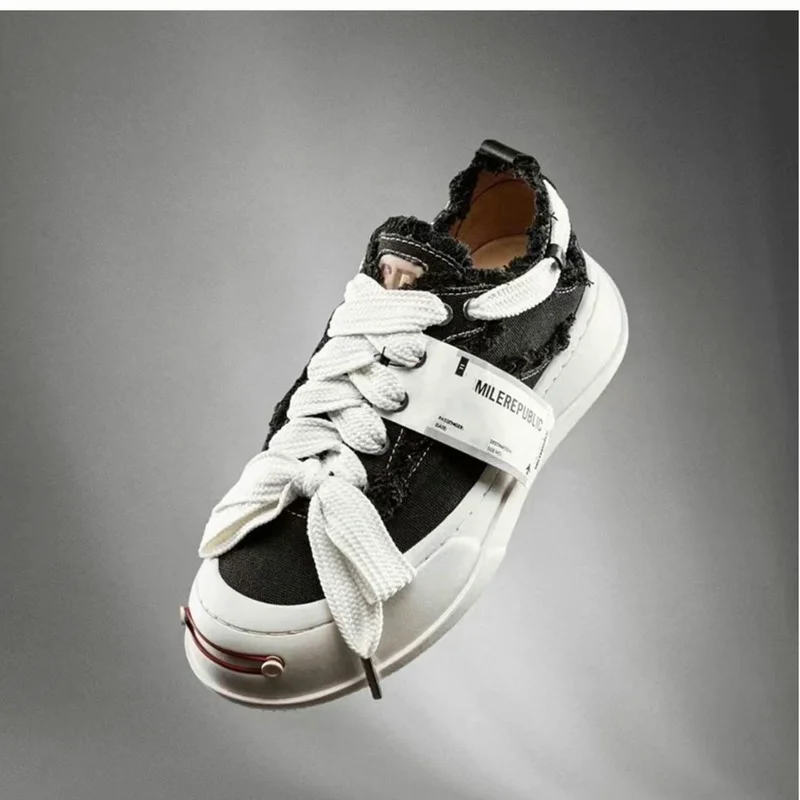 

Sneakers Women's Shoes Platform Canvas Sneakers Fashion Casual Ladies Flat Lace Up Vulcanized Shoes Women Zapatillas Mujer