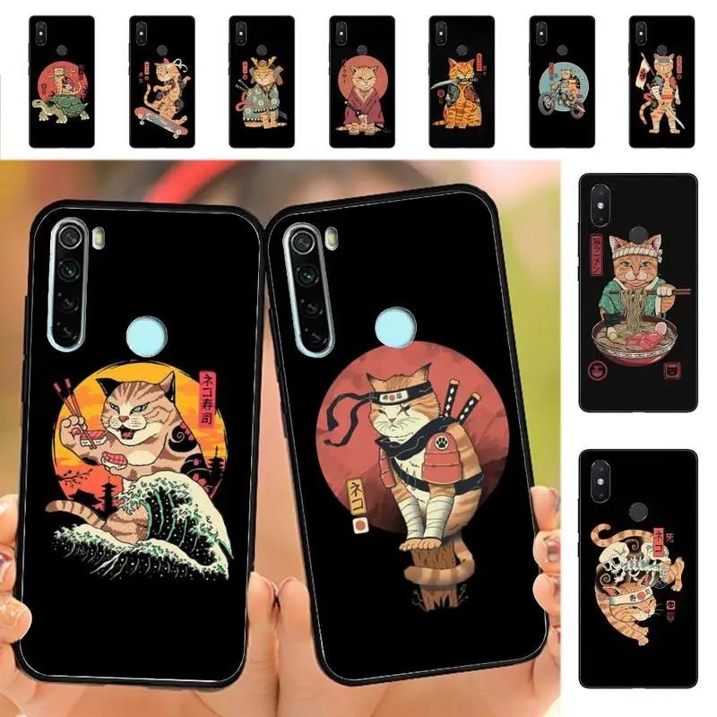 

Japanese Cat Phone Case for Redmi Note 8 7 9 4 6 pro max T X 5A 3 10 lite pro
