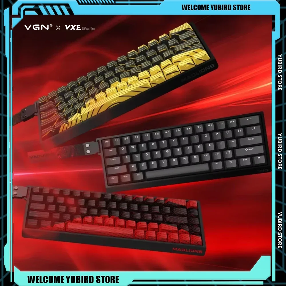 VGN VXE MADLIONS Mad60/68HE Механические клавиатуры с возможностью горячей замены Магнитный