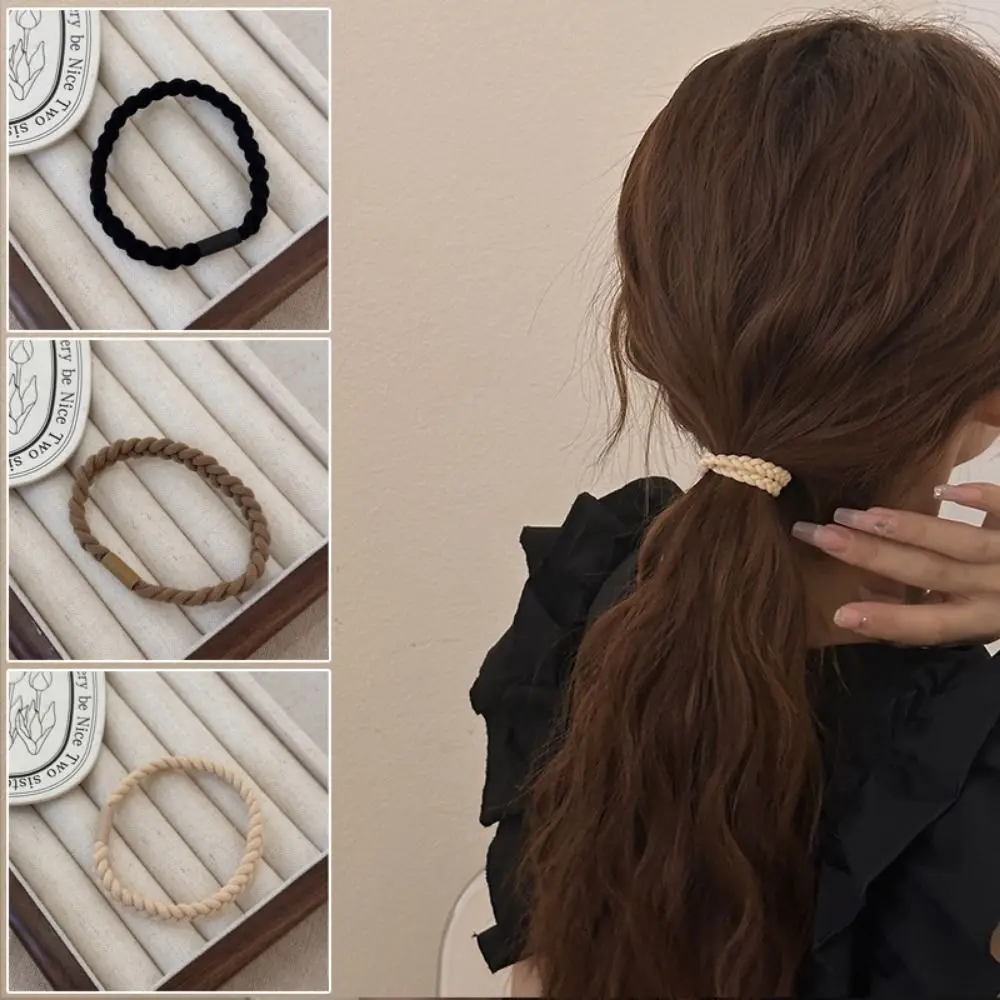 

10Pcs Headdress Hair Band Durable Hair Accessories High Elastic Hair Rope Simple Tie Hair Rubber Band Female Girls