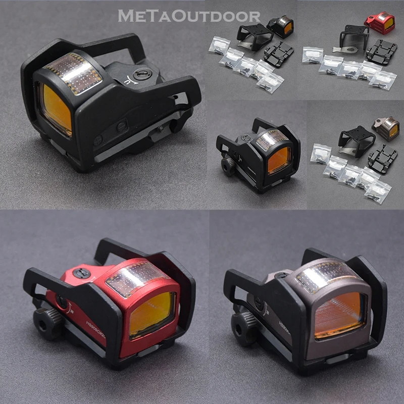 Тактический голографический отражающий прицел на солнечной батарее 1x с красной