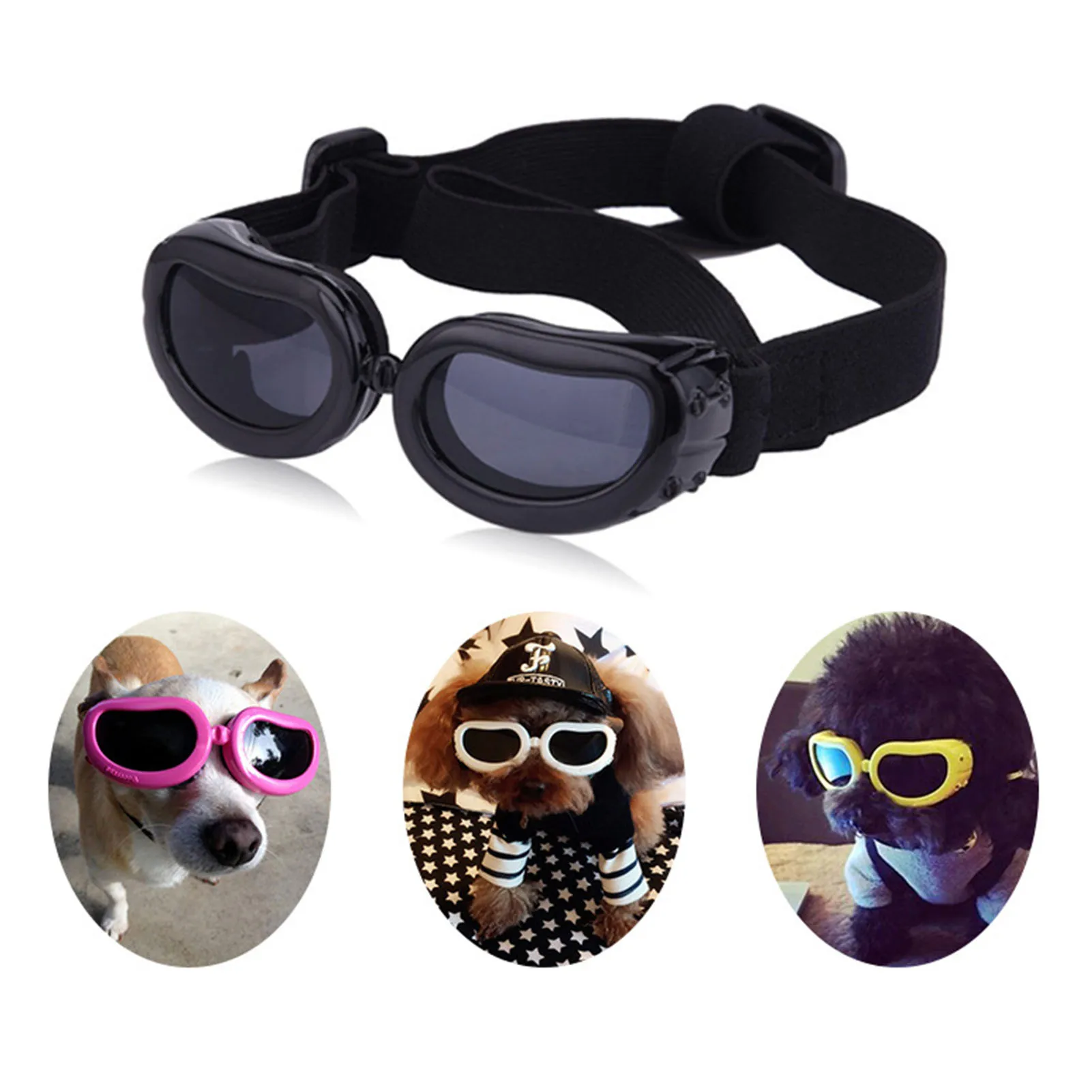 

Очки для домашних питомцев, 3 цвета, с регулируемым ремешком