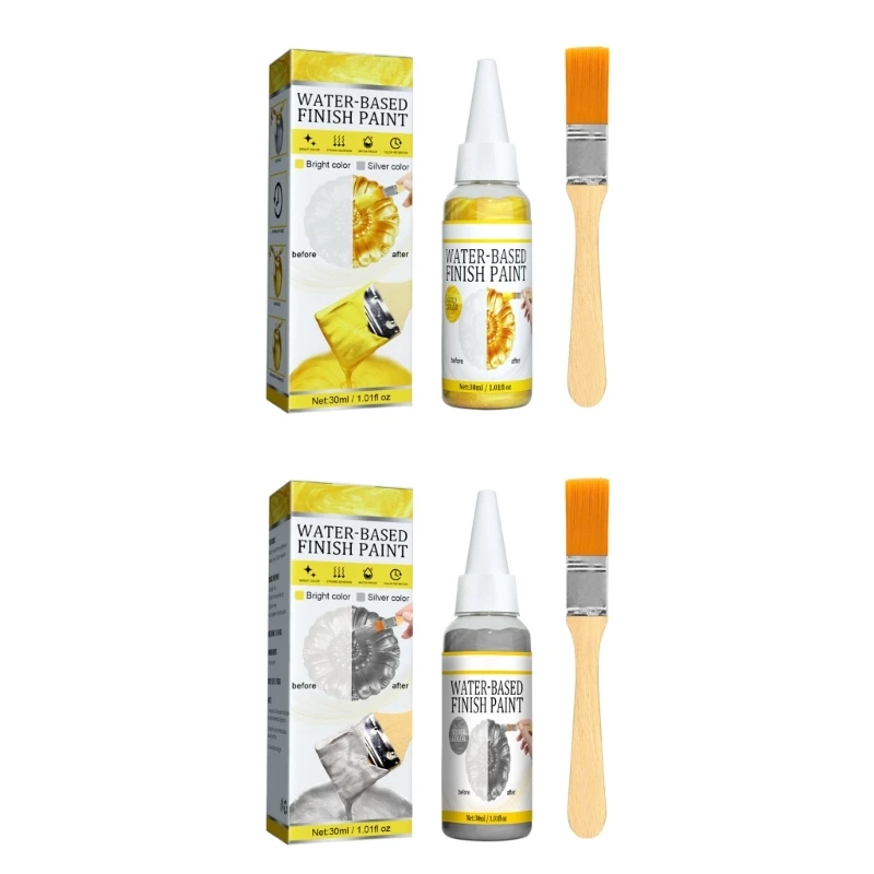 

M2EA Acrylic Paint Brilliant Non-Fading Metallic Tempera Paint Fast Dry Formula