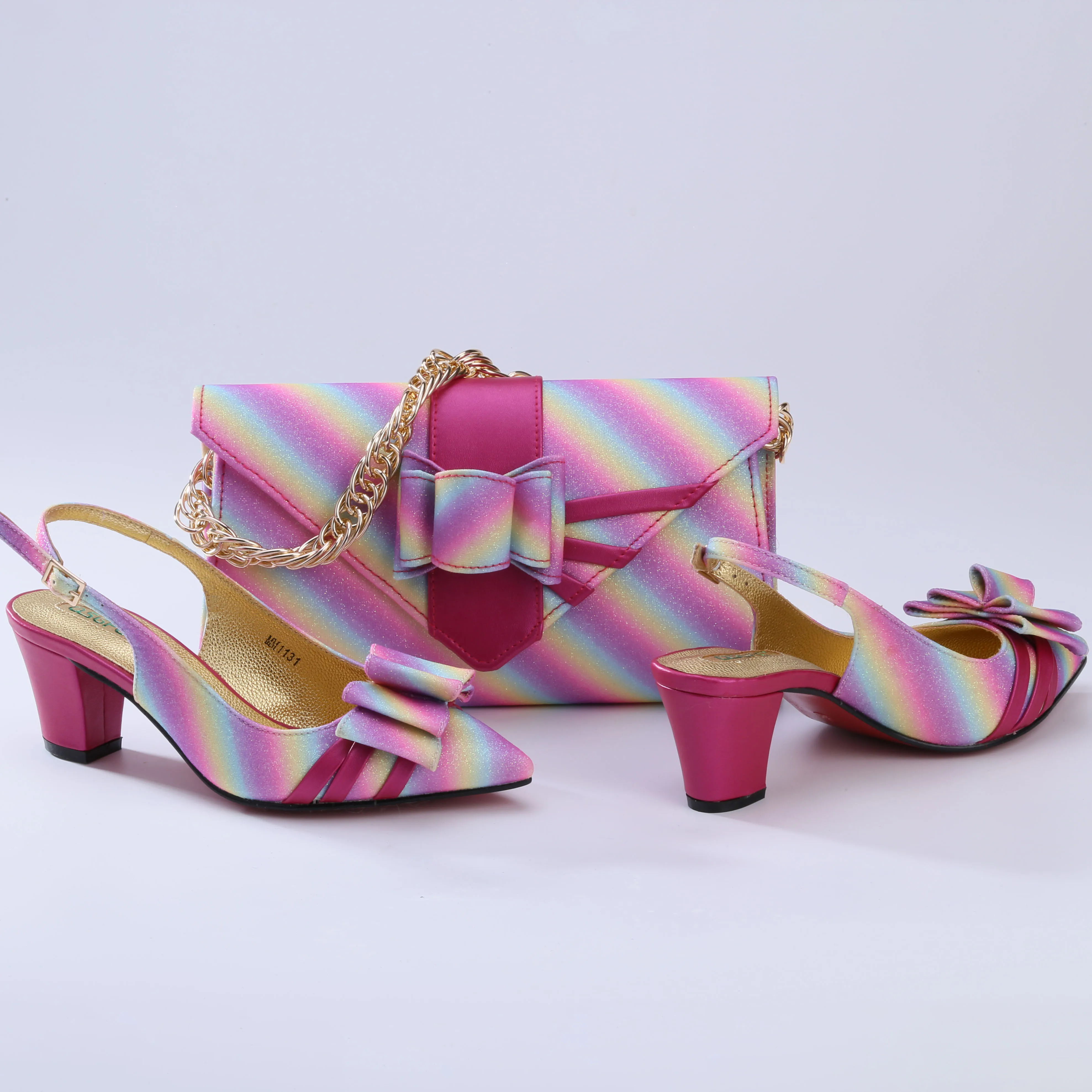 Doershow хорошая цена итальянская стандартная африканская Свадебная обувь и сумка