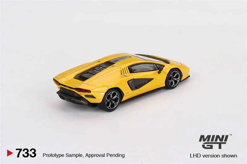 MINI GT Mijo Exclusives 1:64 Countach LPI 800-4 Новая литая модель автомобиля Giallo Orion