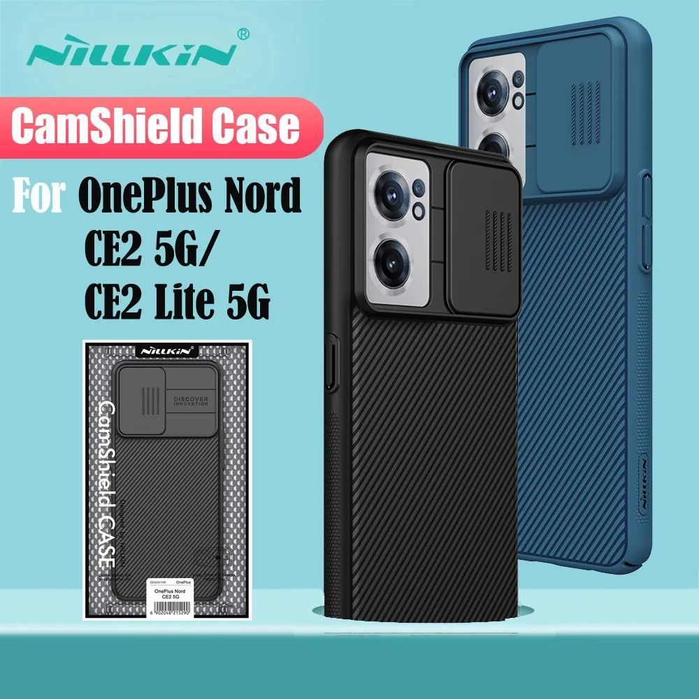 

For OnePlus Nord CE 2 / CE2 Lite 5G Case NILLKIN CamShield Case Slide Camera Lens Privacy Protection Cover For One Plus Nord CE2
