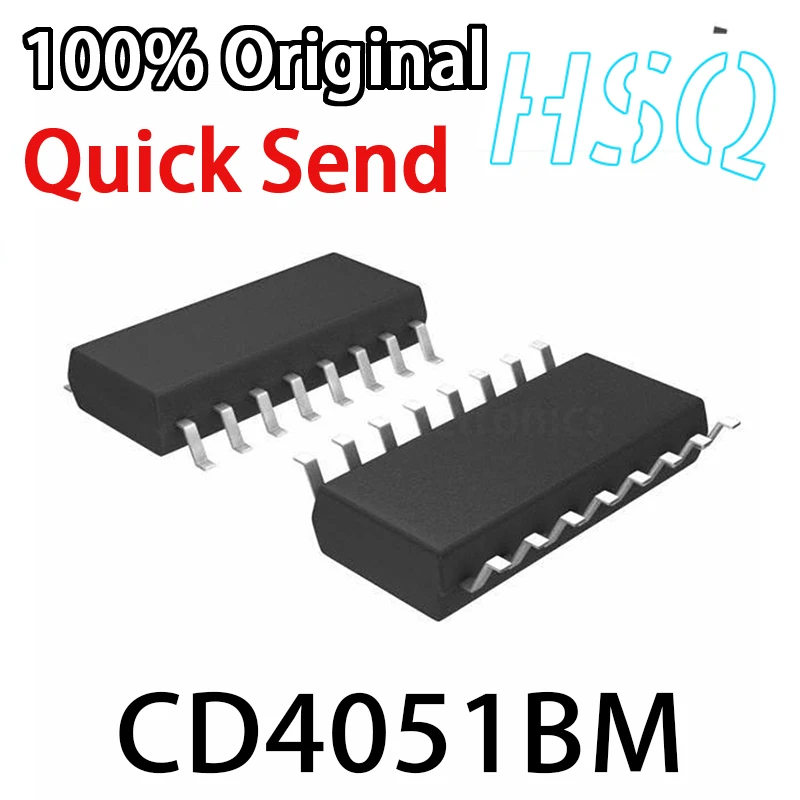 

10 шт. новый оригинальный патч-посылка CD4051BM CD4051 SOP16 чип мультиплексор IC