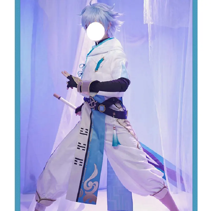 

Genshin Impact Chongyun косплей костюм игра Genshin Impact Косплей Chongyun Косплей Chong Yun Хэллоуин