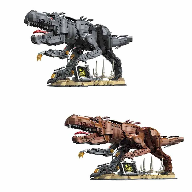 

MOC New technology Jurassic Dinosaur Park World Series Mechanical Dinosaur Model Ornaments Boy Toys Children Gift Sets DIY