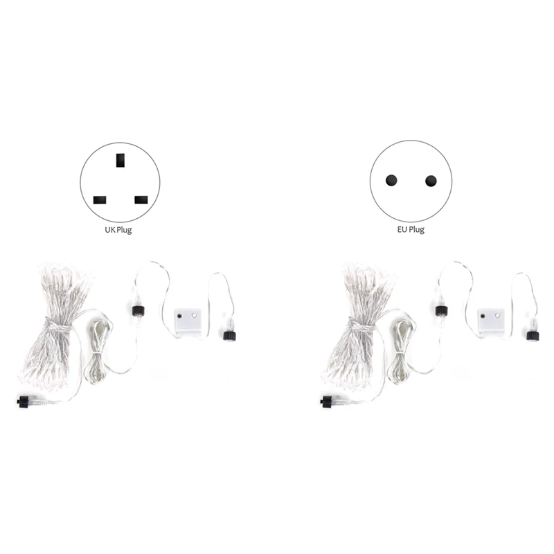 

Outdoor String Lights 200 LED 66FT Long Fairy Tree Light With Remote Control Timer Waterproof Christmas