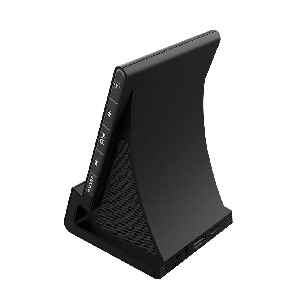 

Wireless Speaker Charger LED Digital Alarm Clock 3.5mm AUX FM Bluetooth Music Player Portable Speakers Bluetooth-compatible