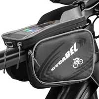 cycabel bicycle bags rainproof bicycle front touch screen phone bags mountain bike top tube mtb cycling pannier bag for bicycle