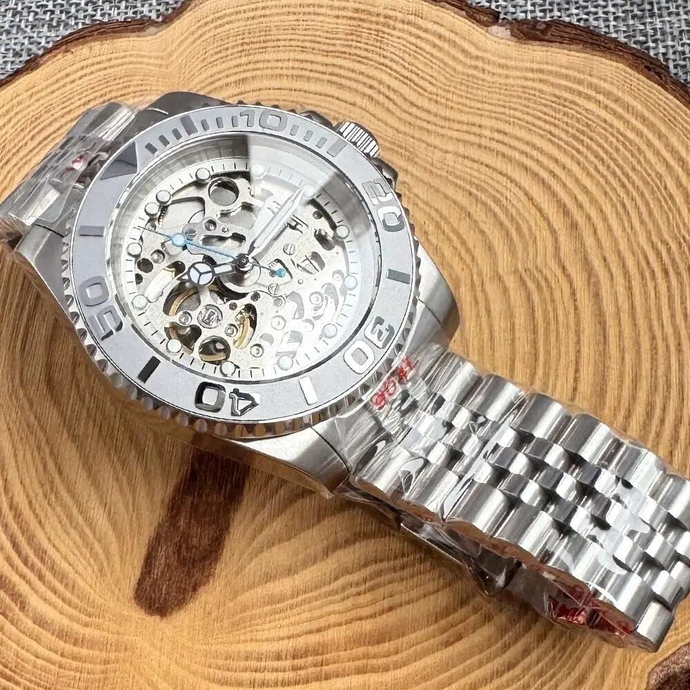 Автоматические Мужские механические часы тандорио 40 мм мужские роскошные NH70