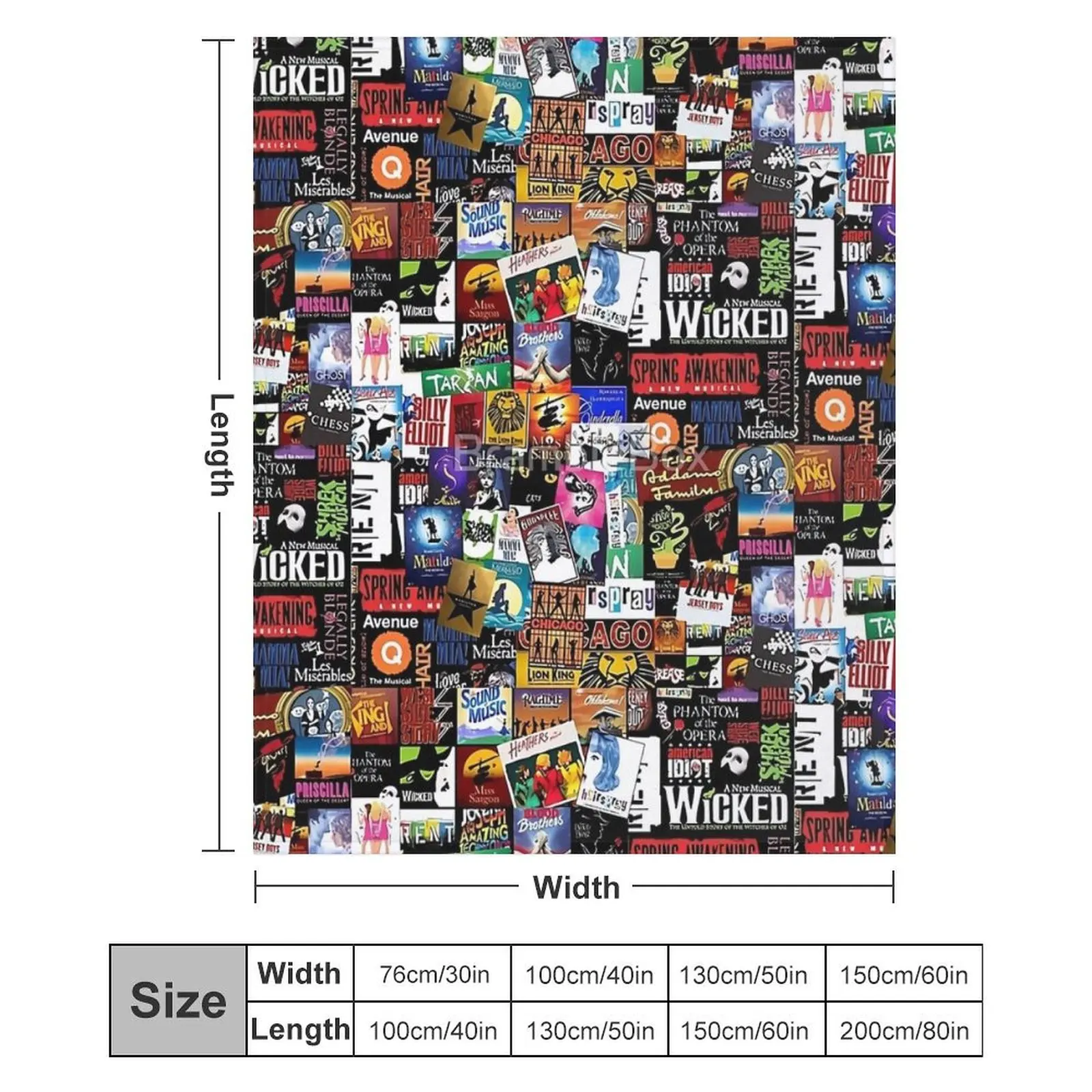 Музыкальное одеяло Collage II Большие одеяла и