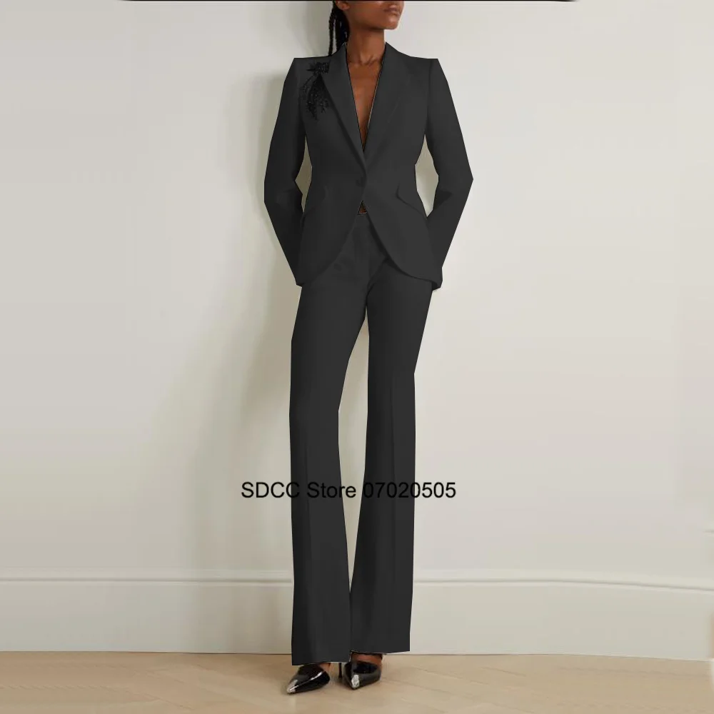 Women's Suit With Pants Traf 2023 Women Evening Dress Summer Two Piece Set Woman 2 Pieces Elegant Trouser Sets Dresses for Prom