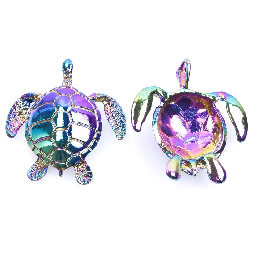 

2pcs Big Pendant Series Wings Hearts Charm Cross Flowers Charms For Jewelry Making Supplies Punk Skull Turtle Pendants Materials