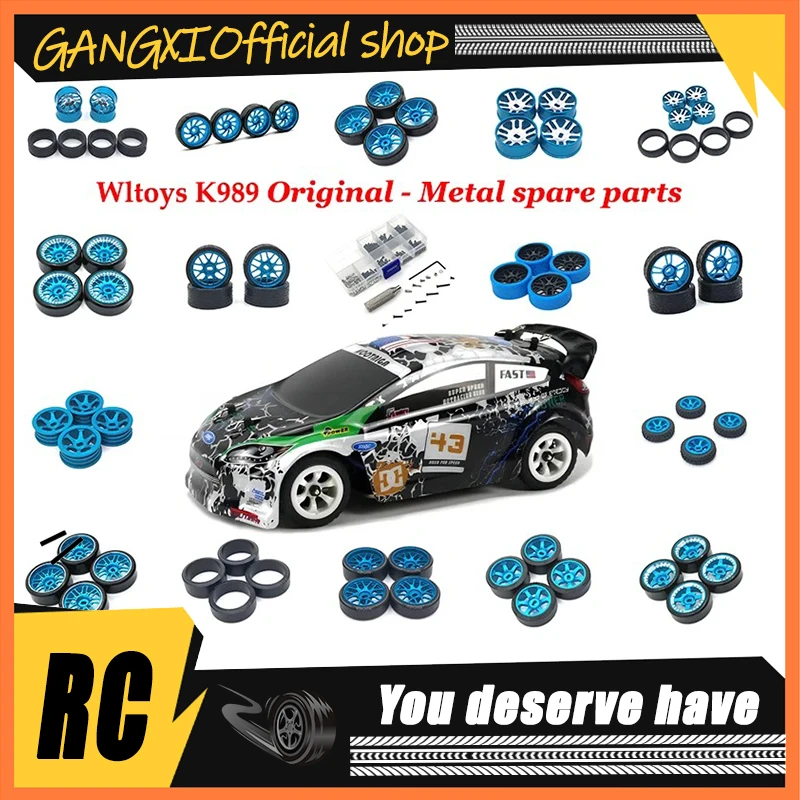 4 шт. 1/28 284131 K989 радиоуправляемая модель игрушечной резиновой шины обновленные