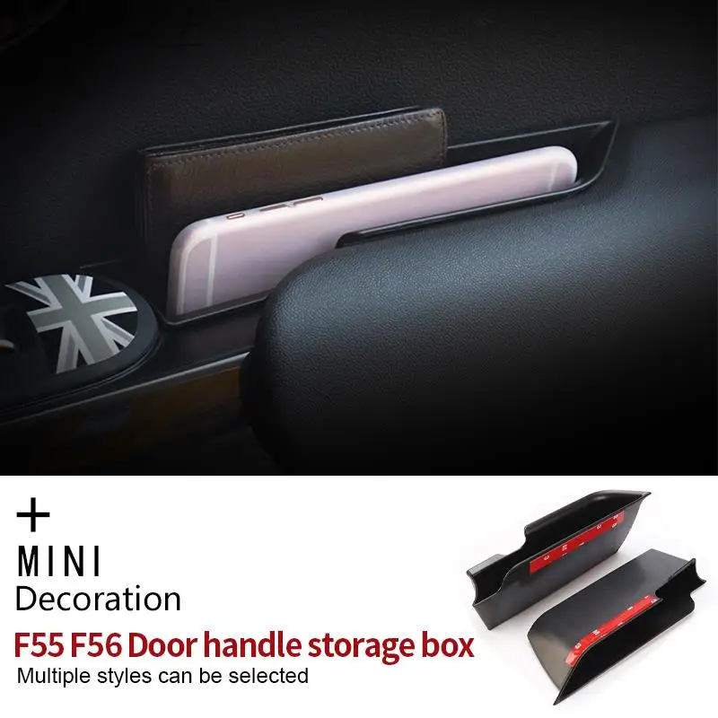 

Dedicated Car Door Storage Storage Box Door Handle Modified For Mini Cooper S One F55 F56 Car Seat Organize Box Accessories