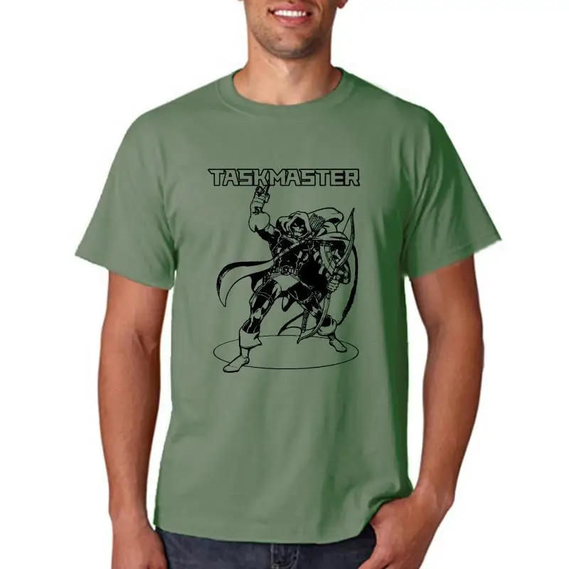 Футболка Taskmaster в ретро-стиле супервиллианская комиксная винтажном стиле цвет
