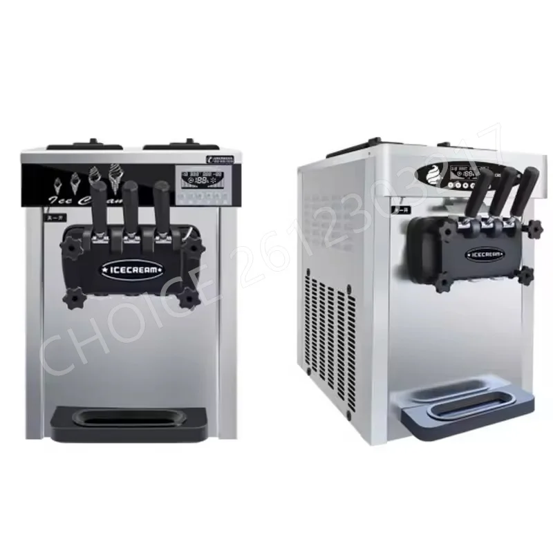 Коммерческая автоматическая машина для производства мягкого мороженого 110 В из