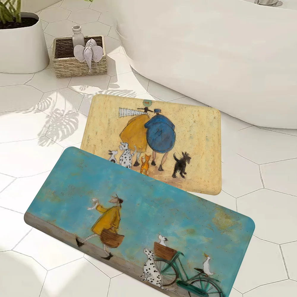 Декоративный Напольный коврик Sam Toft для ванной в скандинавском стиле домашний