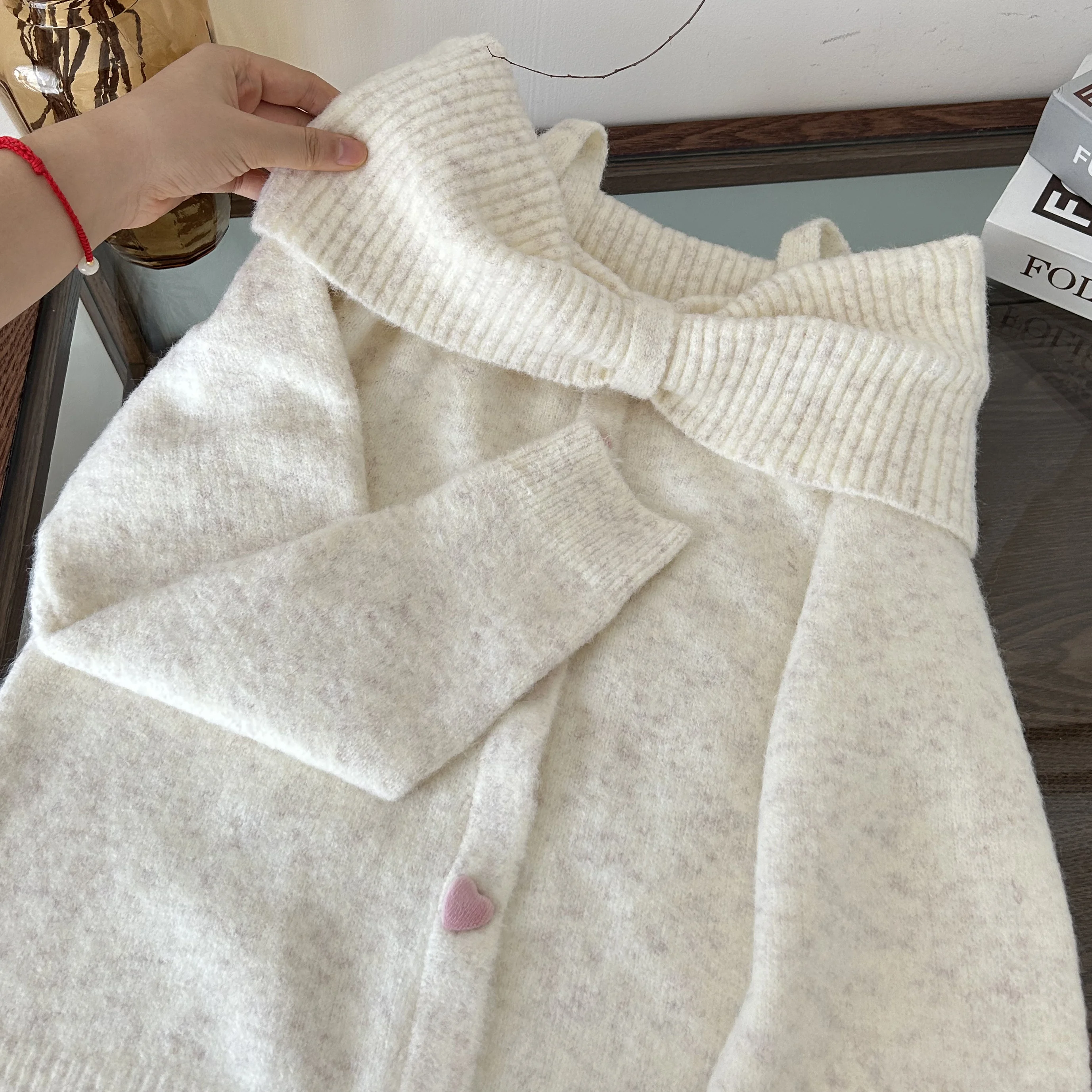 Осень-зима женские винтажные пуловеры Shoujo для девочек свитер с длинными рукавами