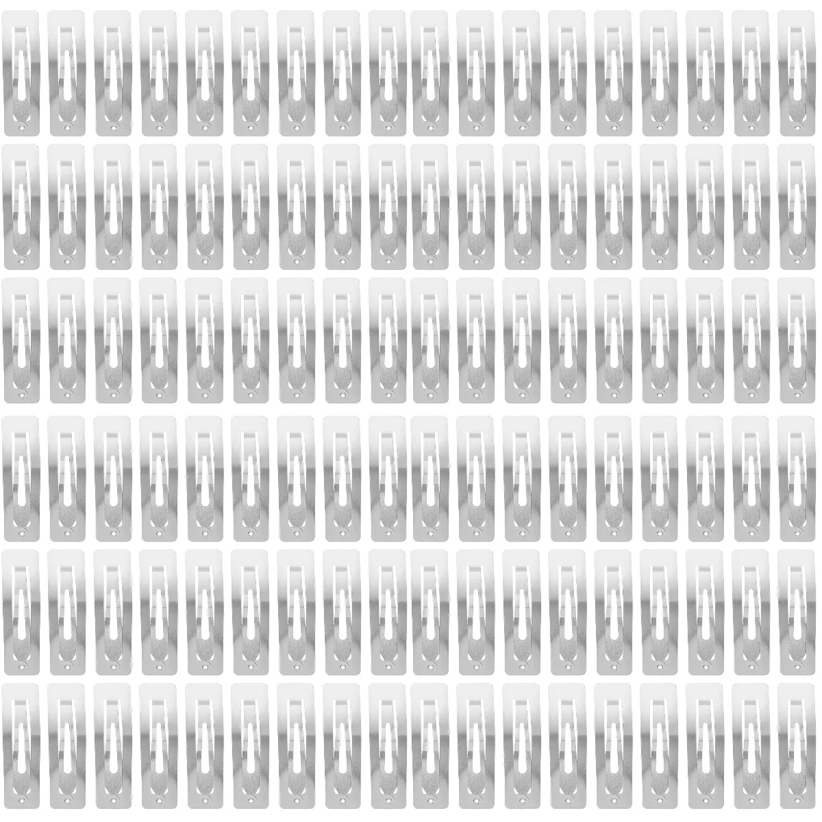 

400 pcs Snap Hair Clip Iron Hairpins DIY Hair Barrette Hair Clip Accessories