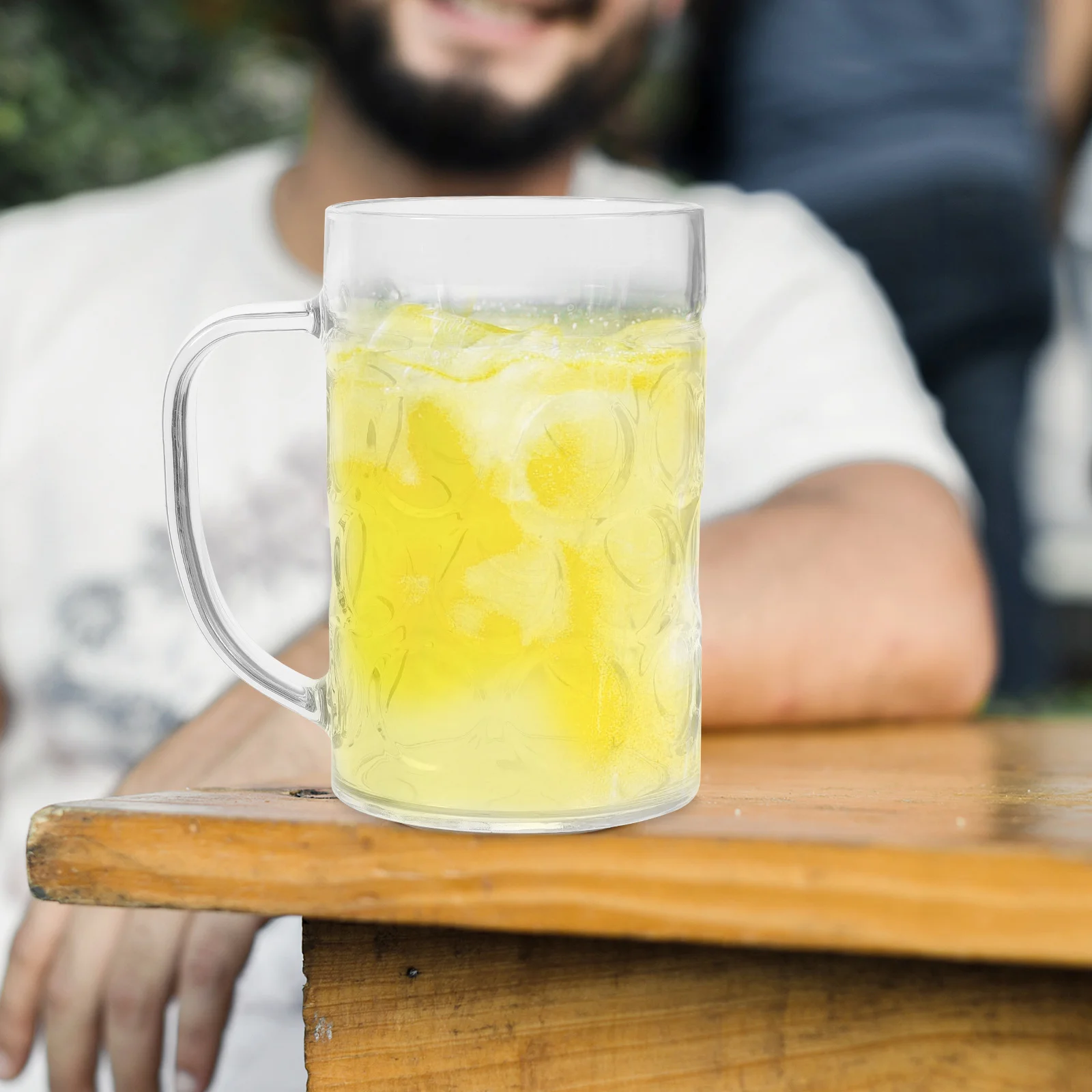 

1pc Stein Glass Glass Tankard Glass Beer Mugs Beer Cup