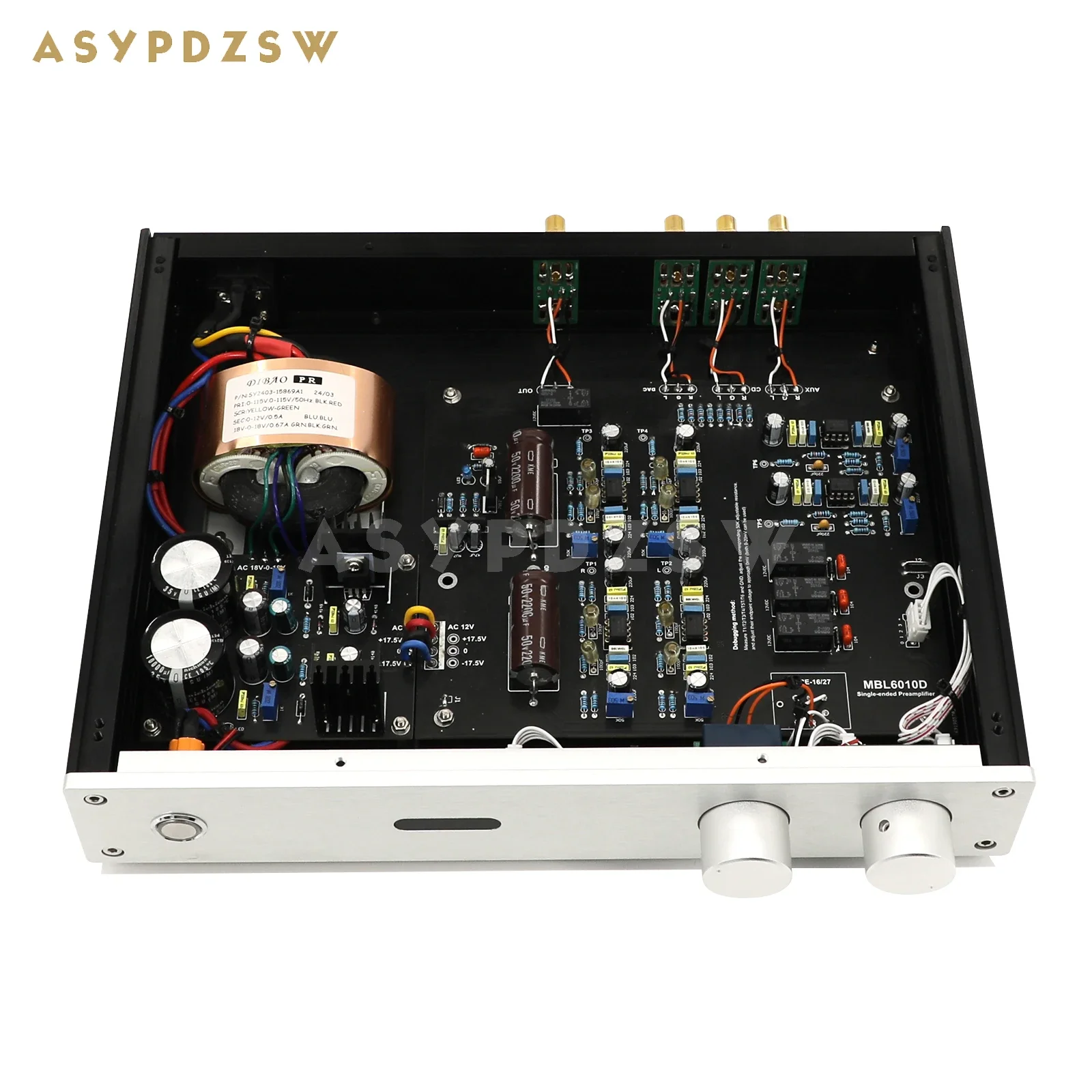 ASYPDZSW HIFI 6010D Однотактный базовый предусилитель на схеме предусилителя M-B-L6010