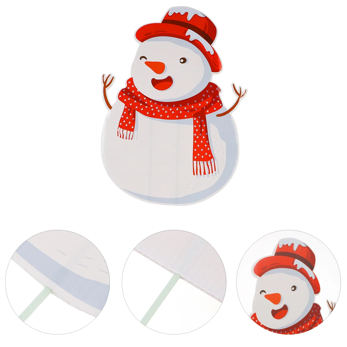 

1 Pc Christmas Decorations Santa Garden Stake Reindeer Garden Flag Snowman Ornaments Holiday Lawn Decoration