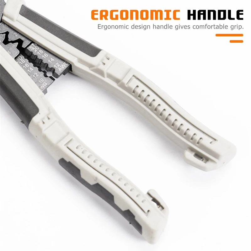 Pliers 8 Inch Wire Stripping Cable Cutting Crimping Tool Cutter Diagonal Long Nose Multifunction Household Repair DIY Tools |