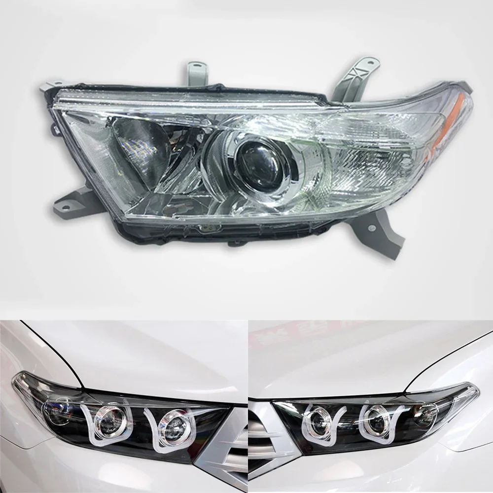 

Для Toyota Highlander 2012 2013 2014, фары, автомобильные фары в сборе, замена передней лампы, весь автомобильный светильник в сборе