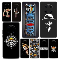 one piece luffy logo straw hat anime phone case for huawei y6 y7 y9 y5p y6p y8s y8p y9a y7a mate 10 20 40 pro rs soft silicone