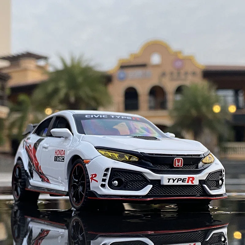 1:32 HONDA CIVIC модель автомобиля из сплава Литые и игрушечные автомобили