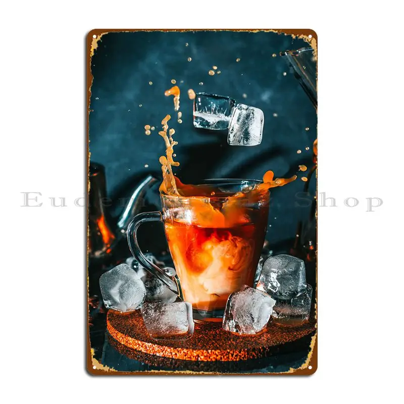 

Ледяной кофе, металлический плакат, домашний кинотеатр, персонализированный кинотеатр, жестяной плакат