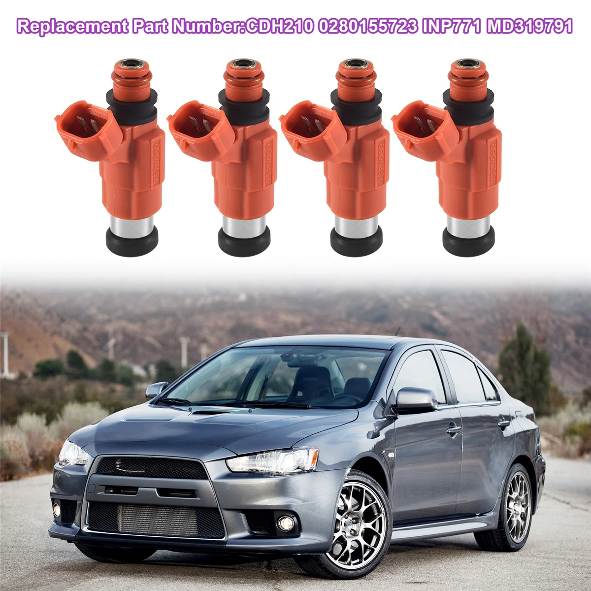 4 шт./компл. топливная форсунка для Chrysler Dodge Mitsubishi Chevrolet Suzuki CDH210 0280155723 ИНП-771 МД 319791