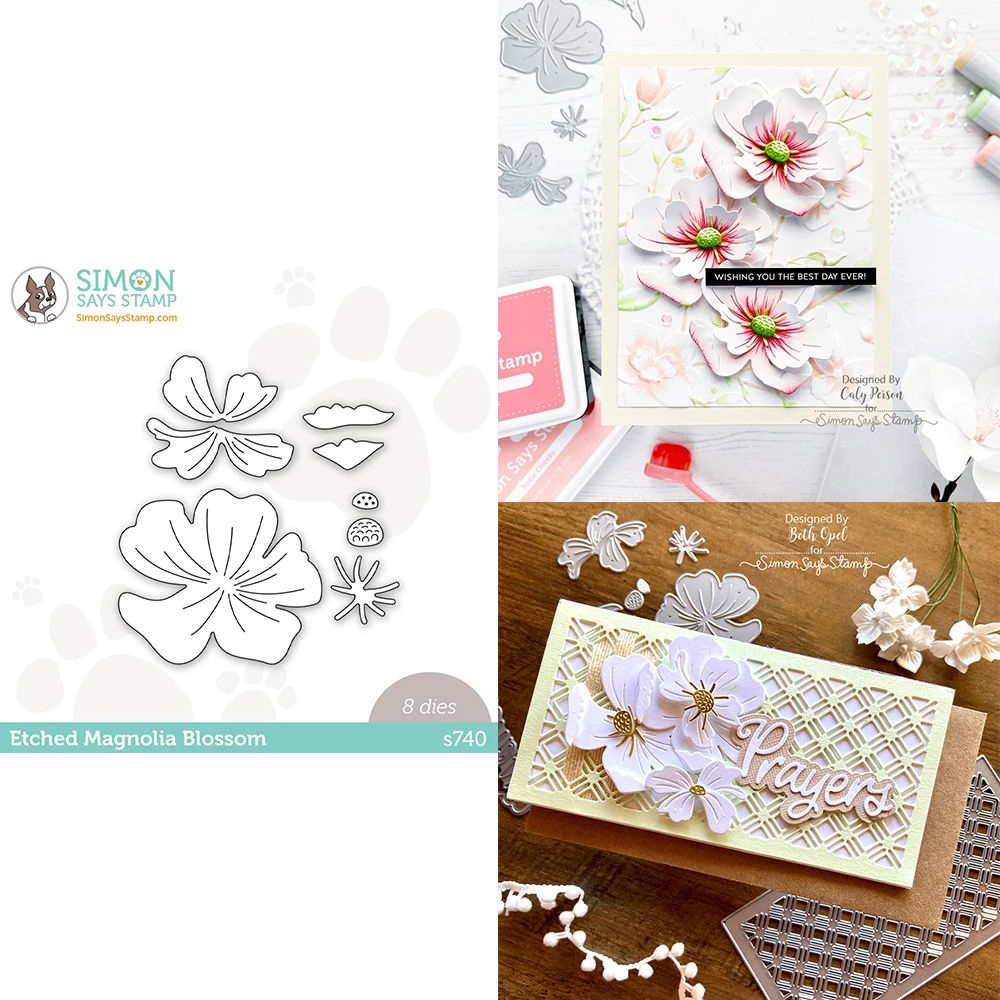 

2022 New Flower Metal Cutting Dies For DIY Photo Album Craft Scrapbook Card Decoration Template Paper Cards Craft Supplies