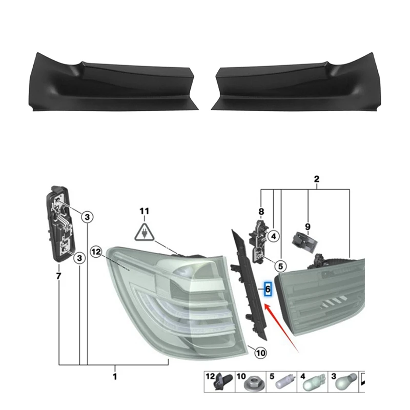 Автомобильная задняя фонарь крышка для внедорожника запасные аксессуары BMW X3 F25
