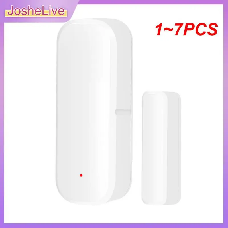 

1~7PCS Tuya Smart WiFi Door Window Sensor Open Closed Magnetic Detector Smart Home APP Voice Control Via Alexa Google Home Smart