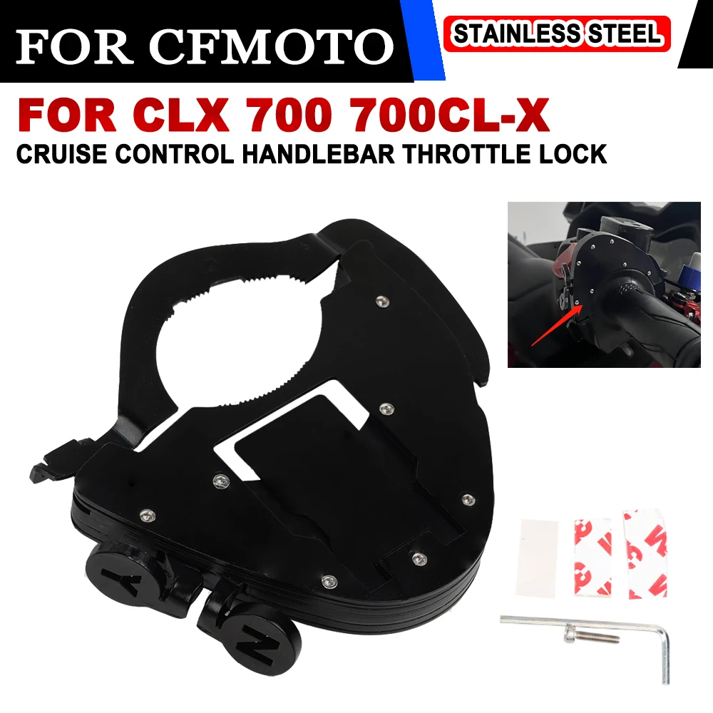 

For Cfmoto CLX 700 700CL-X 700 MT Motorcycle Accessories Cruise Convenient Control Handlebar Throttle Lock Assist
