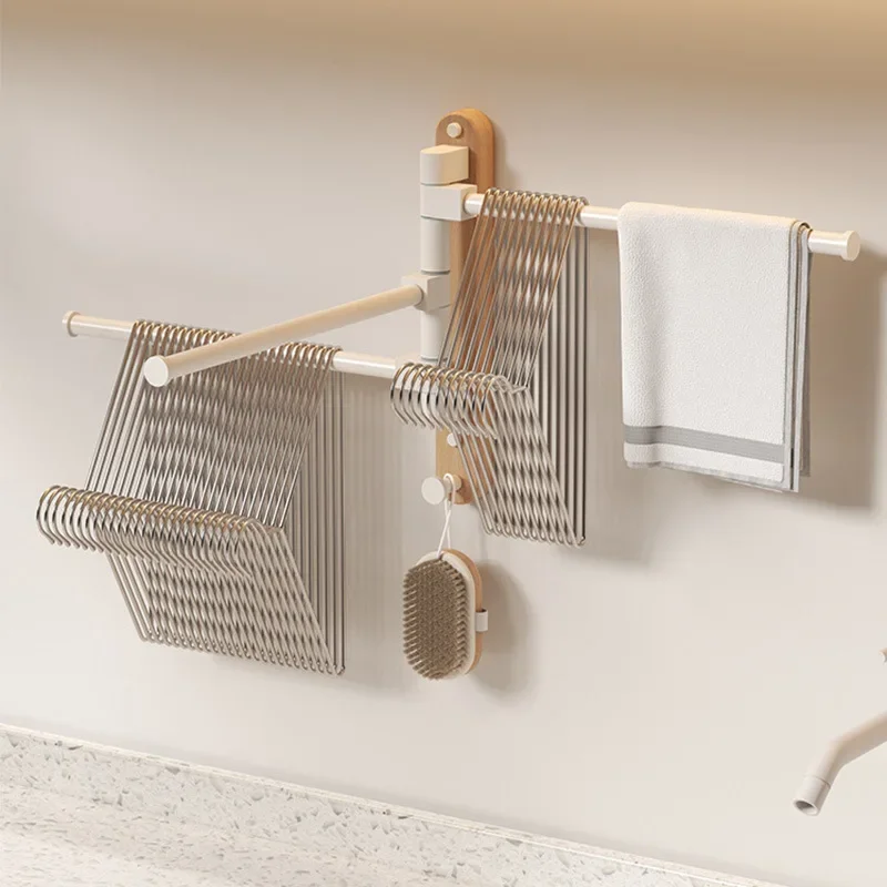 Вращающаяся вешалка для полотенец ванная комната неперфорированная