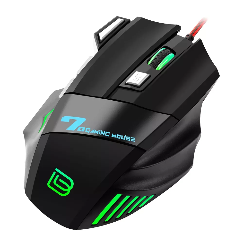 

Мышь игровая Проводная BAJEAL G5, 7 клавиш, 4 режима