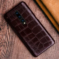 genuine leather phone case for oneplus 8 pro 7 7t pro 6 6t case for oneplus 3 3t 5 5t cowhide belly texture back cover