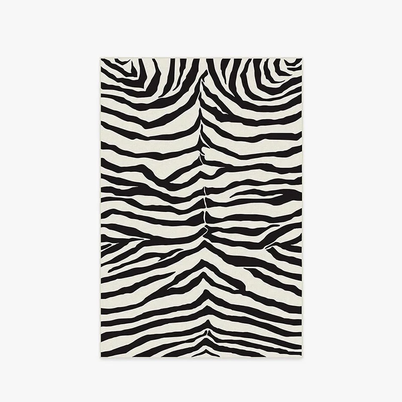 

Современный ковер для гостиной, рисунок зебры, 100% полиэстер