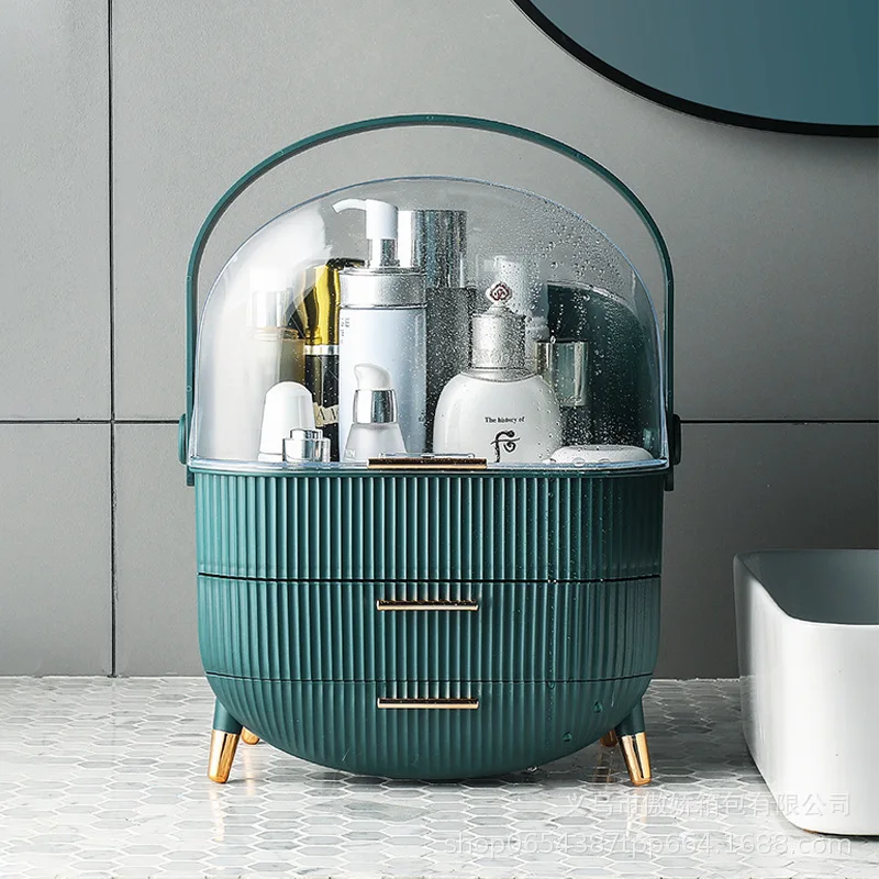 

Light luxury cosmetic skin care product storage box bedroom furniture storage cabinet modern minimalist makeup storage