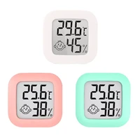 mini electronic temperature humidity digital lcd screen indoor hygrometer gauge moisture meter for home bedroom humidity meter