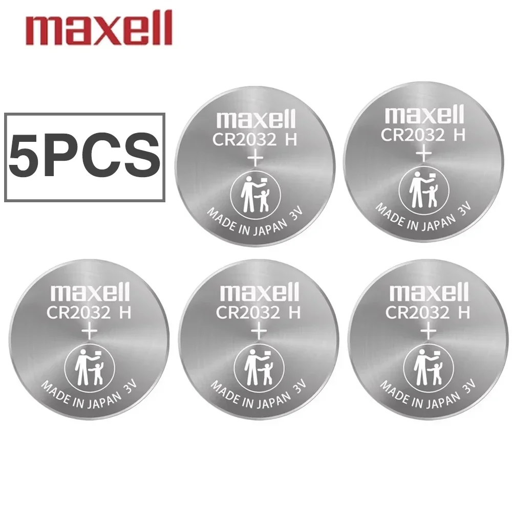 Фото Батарейки MAXELL CR2032H 2032 240 мАч, 3В, высокой емкости, 5 шт., для материнских плат компьютеров, замена CR2032 LIR2032 ML2032 №2