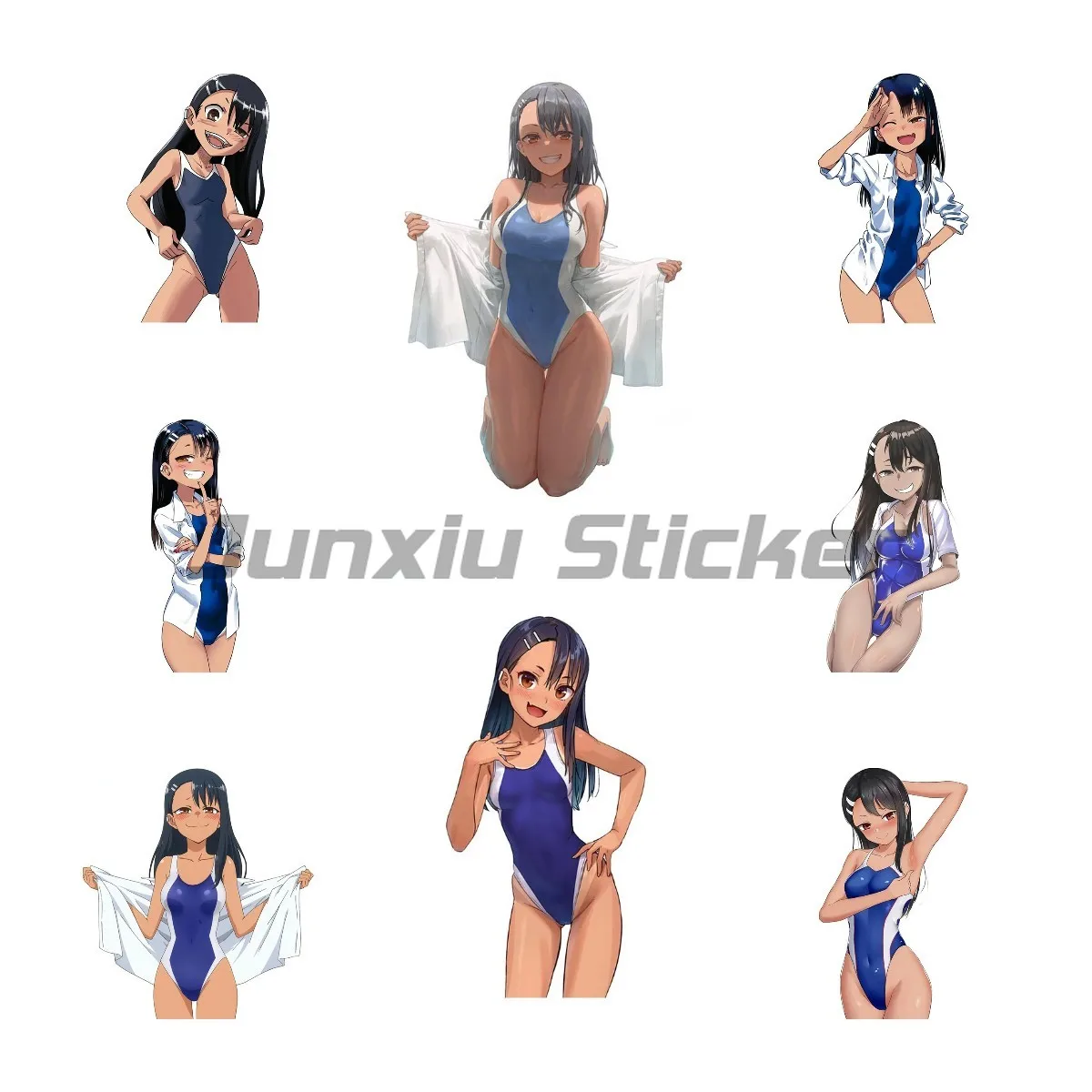 Nagatoro бикини сексуальные автомобильные наклейки окклюзионные пятна царапины