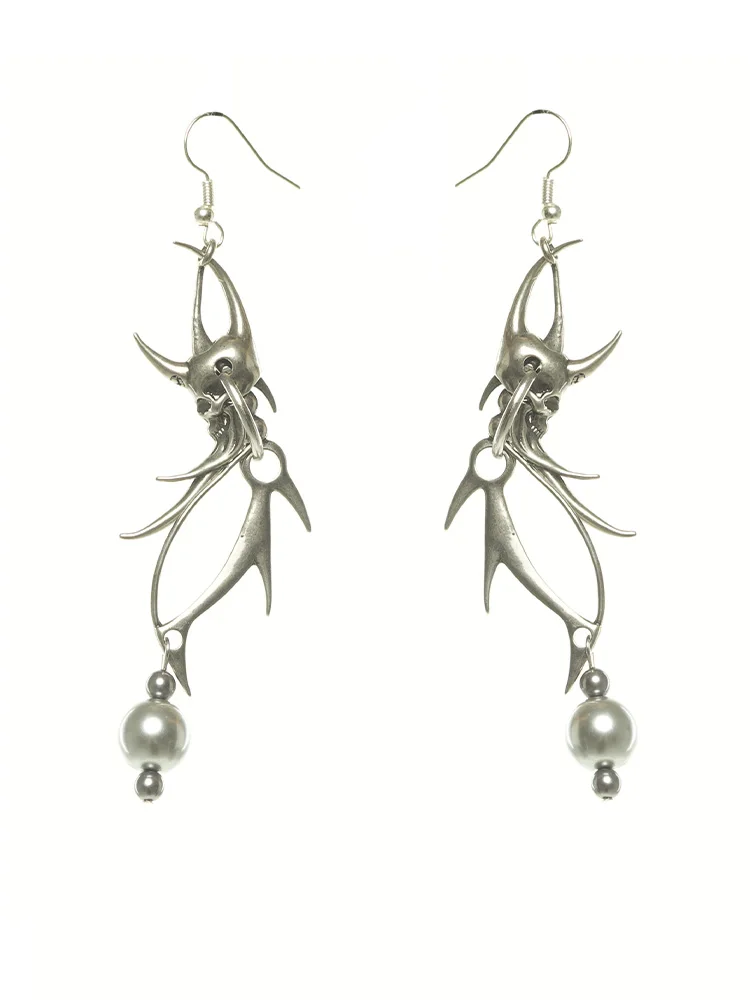 ZHUHE серьги неправильной формы коллекция неоготических стилей для женщин и мужчин